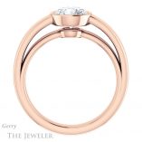 Round Cut Forever One Moissanite Engagement Ring #GTJ1056-round-fo-r 2 Round Cut Forever One Moissanite Engagement Ring #GTJ1056-round-fo-r