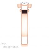 Round Cut Forever One Moissanite Engagement Ring #GTJ1056-round-fo-r 3 Round Cut Forever One Moissanite Engagement Ring #GTJ1056-round-fo-r