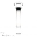 Princess Cut Forever One Moissanite Engagement Ring #GTJ1056-square-fo-w 3 Princess Cut Forever One Moissanite Engagement Ring #GTJ1056-square-fo-w
