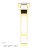 Princess Cut Forever One Moissanite Engagement Ring #GTJ1056-square-fo-y 3 Princess Cut Forever One Moissanite Engagement Ring #GTJ1056-square-fo-y