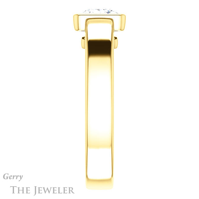 Princess Cut Forever One Moissanite Engagement Ring #GTJ1056-square-fo-y 3 Princess Cut Forever One Moissanite Engagement Ring #GTJ1056-square-fo-y
