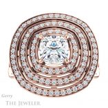 Cushion Cut Forever One Moissanite Engagement Ring #GTJ1057-cushion-fo-r 1 Cushion Cut Forever One Moissanite Engagement Ring #GTJ1057-cushion-fo-r