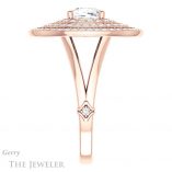 Cushion Cut Forever One Moissanite Engagement Ring #GTJ1057-cushion-fo-r 3 Cushion Cut Forever One Moissanite Engagement Ring #GTJ1057-cushion-fo-r