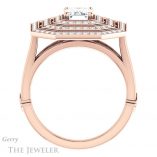 Emerald Cut Forever One Moissanite Engagement Ring #GTJ1057-emerald-fb-r 2 Emerald Cut Forever Brilliant Moissanite Engagement Ring #GTJ1057-emerald-fb-r