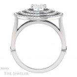 Oval Shaped Forever One Moissanite Engagement Ring #GTJ1057-oval-fo-w 2 Oval Shaped Forever One Moissanite Engagement Ring #GTJ1057-oval-fo-w