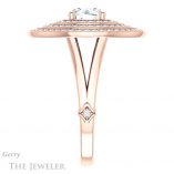 Round Cut Forever One Moissanite Engagement Ring #GTJ1057-round-fo-r 3 Round Cut Forever One Moissanite Engagement Ring #GTJ1057-round-fo-r