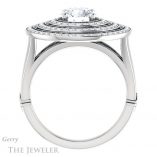 Round Cut Forever One Moissanite Engagement Ring #GTJ1057-round-fo-w 2 Round Cut Forever One Moissanite Engagement Ring #GTJ1057-round-fo-w