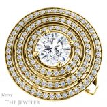 Round Cut Forever One Moissanite Engagement Ring #GTJ1057-round-fo-y 5 Round Cut Forever One Moissanite Engagement Ring #GTJ1057-round-fo-y