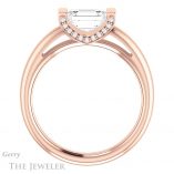 Emerald Cut Forever Brilliant Moissanite Engagement Ring #GTJ1059-emerald-fb-r
