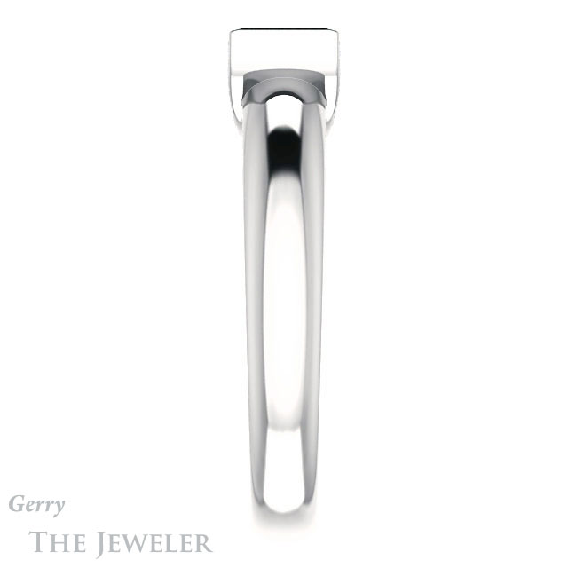 Emerald Cut Forever Brilliant Moissanite Engagement Ring #GTJ1059-emerald-fb-w