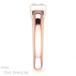 Round Cut Forever One Moissanite Engagement Ring #GTJ1059-round-fo-r 3 Round Cut Forever One Moissanite Engagement Ring #GTJ1059-round-fo-r
