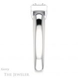 Round Cut Forever One Moissanite Engagement Ring #GTJ1059-round-fo-w 3 Round Cut Forever One Moissanite Engagement Ring #GTJ1059-round-fo-w