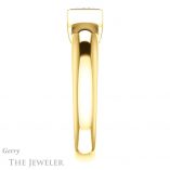 Princess Cut Forever One Moissanite Engagement Ring #GTJ1059-square-fo-y 3 Princess Cut Forever One Moissanite Engagement Ring #GTJ1059-square-fo-y