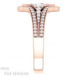 Marquise Cut Forever Brilliant Moissanite Engagement Ring #GTJ1060-marquise-fb-r