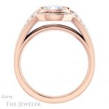 Round Cut Forever One Moissanite Engagement Ring #GTJ1060-round-fo-r 2 Round Cut Forever One Moissanite Engagement Ring #GTJ1060-round-fo-r