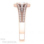 Princess Cut Forever One Moissanite Engagement Ring #GTJ1060-square-fo-r 3 Princess Cut Forever One Moissanite Engagement Ring #GTJ1060-square-fo-r