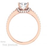Cushion Cut Forever One Moissanite Engagement Ring #GTJ1061-cushion-fo-r 2 Cushion Cut Forever One Moissanite Engagement Ring #GTJ1061-cushion-fo-r