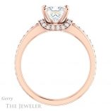 Princess Cut Forever One Moissanite Engagement Ring #GTJ1061-square-fo-r