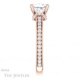 Princess Cut Forever One Moissanite Engagement Ring #GTJ1061-square-fo-r
