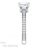 Princess Cut Forever One Moissanite Engagement Ring #GTJ1061-square-fo-w
