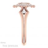 Cushion Cut Forever One Moissanite Engagement Ring #GTJ1062-cushion-fo-r