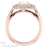 Emerald Cut Forever Brilliant Moissanite Engagement Ring #GTJ1062-emerald-fb-r