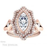 Marquise Cut Forever Brilliant Moissanite Engagement Ring #GTJ1062-marquise-fb-r