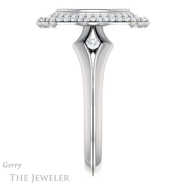 Marquise Cut Forever Brilliant Moissanite Engagement Ring #GTJ1062-marquise-fb-w