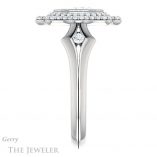 Oval Shaped Forever One Moissanite Engagement Ring #GTJ1062-oval-fo-w 3 Oval Shaped Forever One Moissanite Engagement Ring #GTJ1062-oval-fo-w