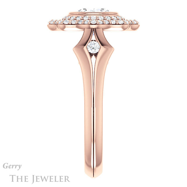 Round Cut Forever One Moissanite Engagement Ring #GTJ1062-round-fo-r 3 Round Cut Forever One Moissanite Engagement Ring #GTJ1062-round-fo-r