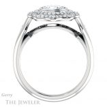Round Cut Forever One Moissanite Engagement Ring #GTJ1062-round-fo-w 2 Round Cut Forever One Moissanite Engagement Ring #GTJ1062-round-fo-w