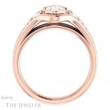 Marquise Cut Forever One Moissanite Engagement Ring #GTJ1063-marquise-fb-r 2 Marquise Cut Forever Brilliant Moissanite Engagement Ring #GTJ1063-marquise-fb-r