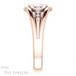 Princess Cut Forever One Moissanite Engagement Ring #GTJ1063-square-fo-r 3 Princess Cut Forever One Moissanite Engagement Ring #GTJ1063-square-fo-r