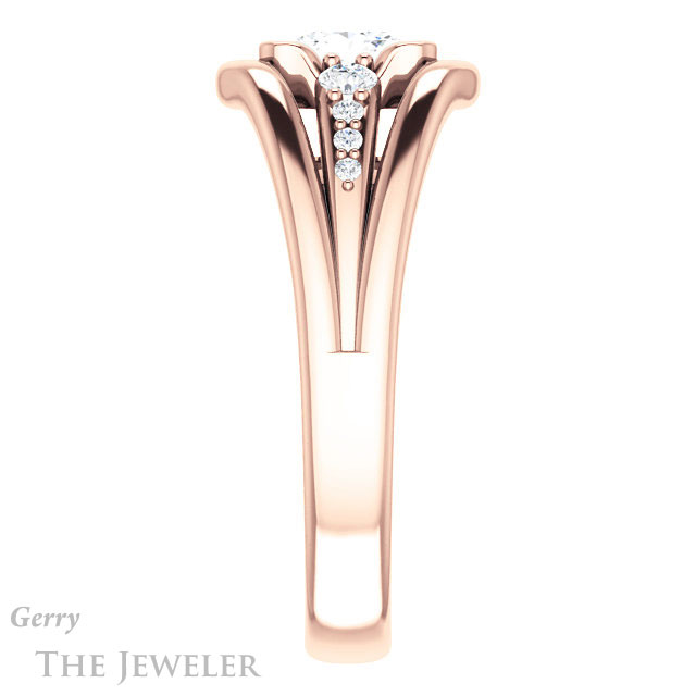 Princess Cut Forever One Moissanite Engagement Ring #GTJ1063-square-fo-r 3 Princess Cut Forever One Moissanite Engagement Ring #GTJ1063-square-fo-r