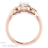 Emerald Cut Forever One Moissanite Engagement Ring #GTJ1064-emerald-fb-r 2 Emerald Cut Forever Brilliant Moissanite Engagement Ring #GTJ1064-emerald-fb-r