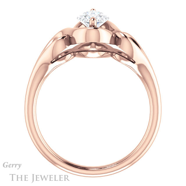 Marquise Cut Forever Brilliant Moissanite Engagement Ring #GTJ1064-marquise-fb-r
