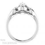 Marquise Cut Forever One Moissanite Engagement Ring #GTJ1064-marquise-fb-w 2 Marquise Cut Forever Brilliant Moissanite Engagement Ring #GTJ1064-marquise-fb-w