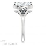 Marquise Cut Forever One Moissanite Engagement Ring #GTJ1064-marquise-fb-w 3 Marquise Cut Forever Brilliant Moissanite Engagement Ring #GTJ1064-marquise-fb-w