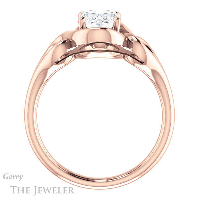 Oval Shaped Forever One Moissanite Engagement Ring #GTJ1064-oval-fo-r 2 Oval Shaped Forever One Moissanite Engagement Ring #GTJ1064-oval-fo-r