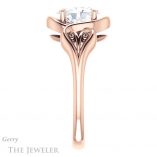 Oval Shaped Forever One Moissanite Engagement Ring #GTJ1064-oval-fo-r 3 Oval Shaped Forever One Moissanite Engagement Ring #GTJ1064-oval-fo-r