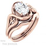 Oval Shaped Forever One Moissanite Engagement Ring #GTJ1064-oval-fo-r 6 Oval Shaped Forever One Moissanite Engagement Ring #GTJ1064-oval-fo-r