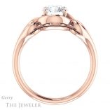 Round Cut Forever One Moissanite Engagement Ring #GTJ1064-round-fo-r 2 Round Cut Forever One Moissanite Engagement Ring #GTJ1064-round-fo-r