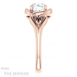 Round Cut Forever One Moissanite Engagement Ring #GTJ1064-round-fo-r 3 Round Cut Forever One Moissanite Engagement Ring #GTJ1064-round-fo-r