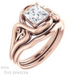 Princess Cut Forever One Moissanite Engagement Ring #GTJ1064-square-fo-r 6 Princess Cut Forever One Moissanite Engagement Ring #GTJ1064-square-fo-r