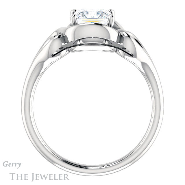 Princess Cut Forever One Moissanite Engagement Ring #GTJ1064-square-fo-w 2 Princess Cut Forever One Moissanite Engagement Ring #GTJ1064-square-fo-w