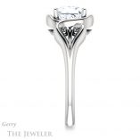 Princess Cut Forever One Moissanite Engagement Ring #GTJ1064-square-fo-w 3 Princess Cut Forever One Moissanite Engagement Ring #GTJ1064-square-fo-w