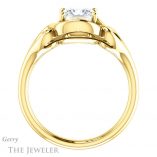 Princess Cut Forever One Moissanite Engagement Ring #GTJ1064-square-fo-y 2 Princess Cut Forever One Moissanite Engagement Ring #GTJ1064-square-fo-y
