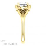 Princess Cut Forever One Moissanite Engagement Ring #GTJ1064-square-fo-y 3 Princess Cut Forever One Moissanite Engagement Ring #GTJ1064-square-fo-y