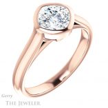 Cushion Cut Forever One Moissanite Engagement Ring #GTJ1065-cushion-fo-r 4 Cushion Cut Forever One Moissanite Engagement Ring #GTJ1065-cushion-fo-r