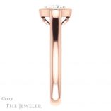 Cushion Cut Forever One Moissanite Engagement Ring #GTJ1065-cushion-fo-r 3 Cushion Cut Forever One Moissanite Engagement Ring #GTJ1065-cushion-fo-r